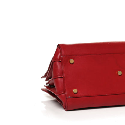 Saint Laurent Calfskin Small Sac De Jour Lipstick Red 11 of 16