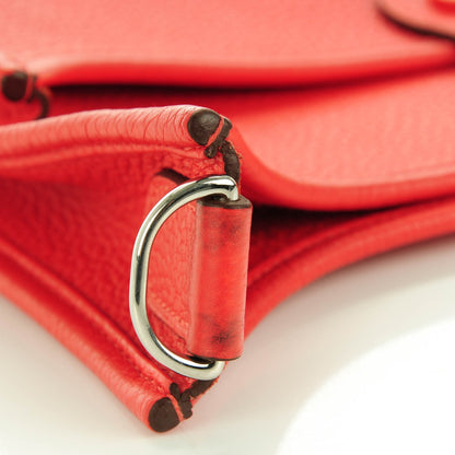 Hermes Taurillon Clemence Evelyne III PM Rose Jaipur 8 of 10