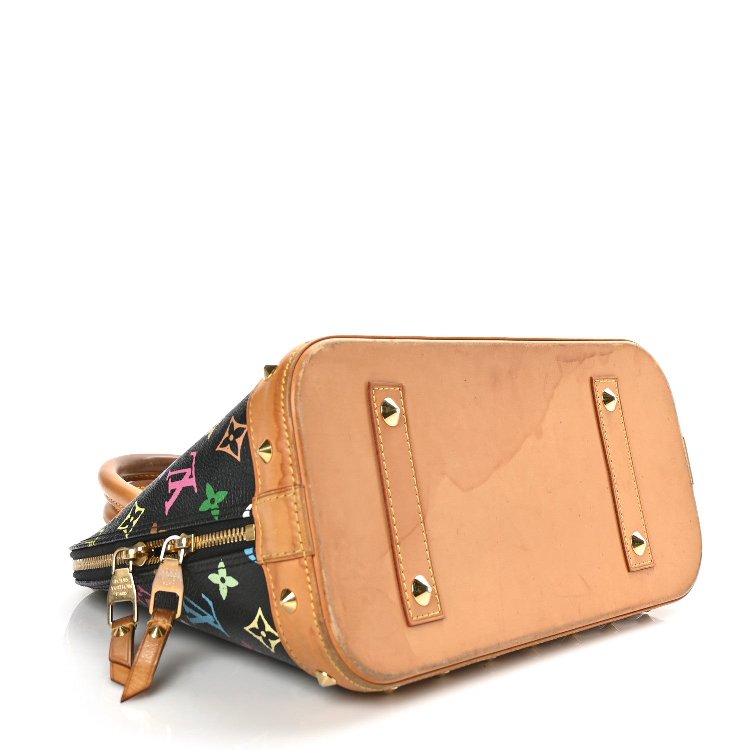 Louis Vuitton Monogram Multicolor Alma PM Black 4 of 9