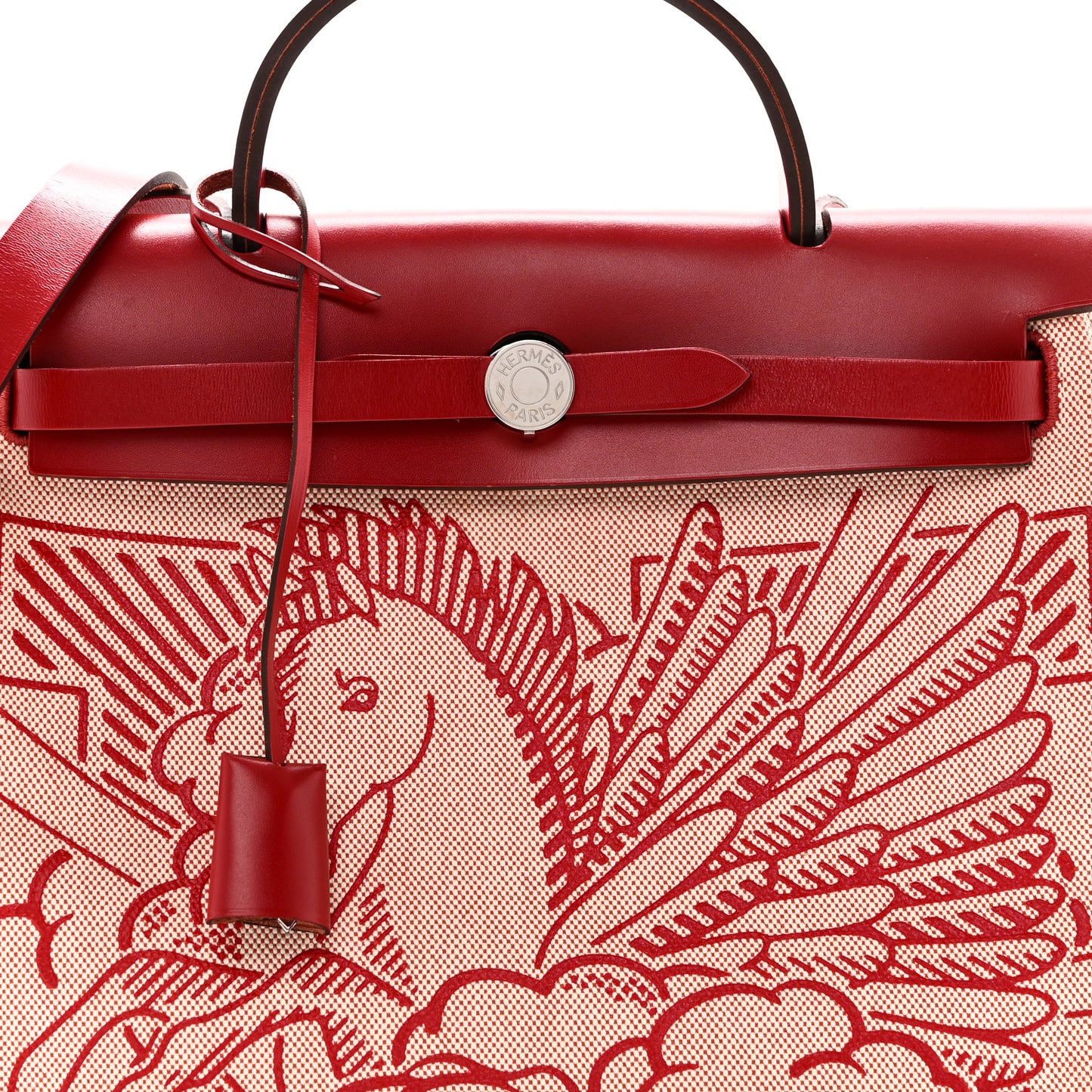 Vache Hunter Toile Pegase Pop Herbag Zip Retourne 31 PM Rouge Piment