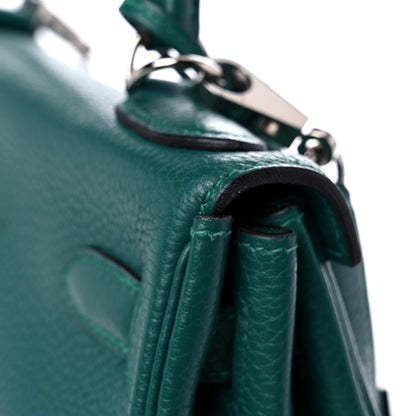 Hermes Taurillon Clemence Kelly Retourne 28 Malachite 15 of 45