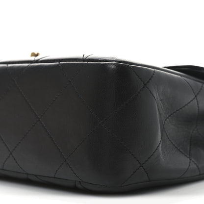 Chanel Lambskin Quilted Medium Single Flap Black 10 of 11