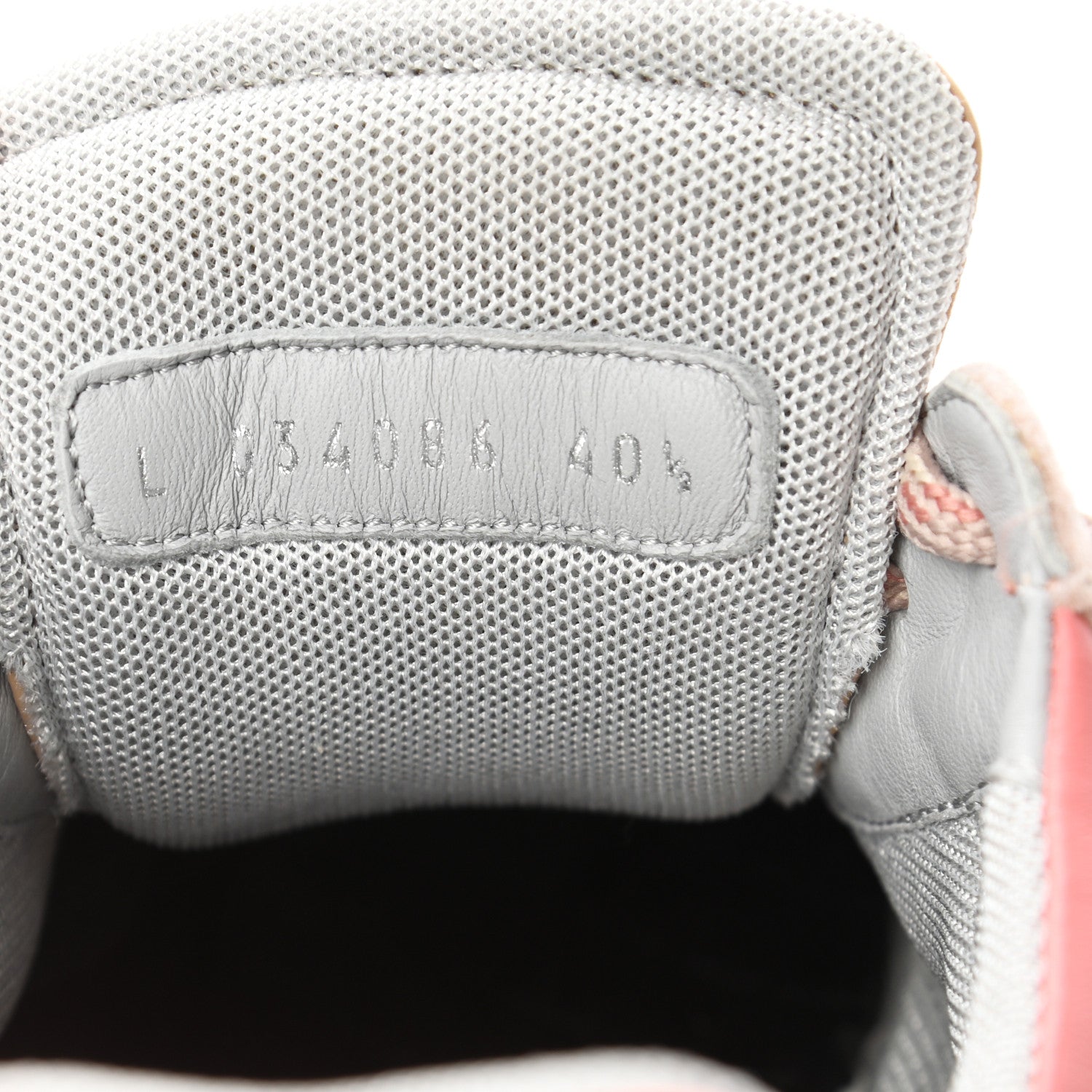 Chanel Nylon Calfskin Suede Womens CC Sneakers 40.5 Beige Pink 8 of 8