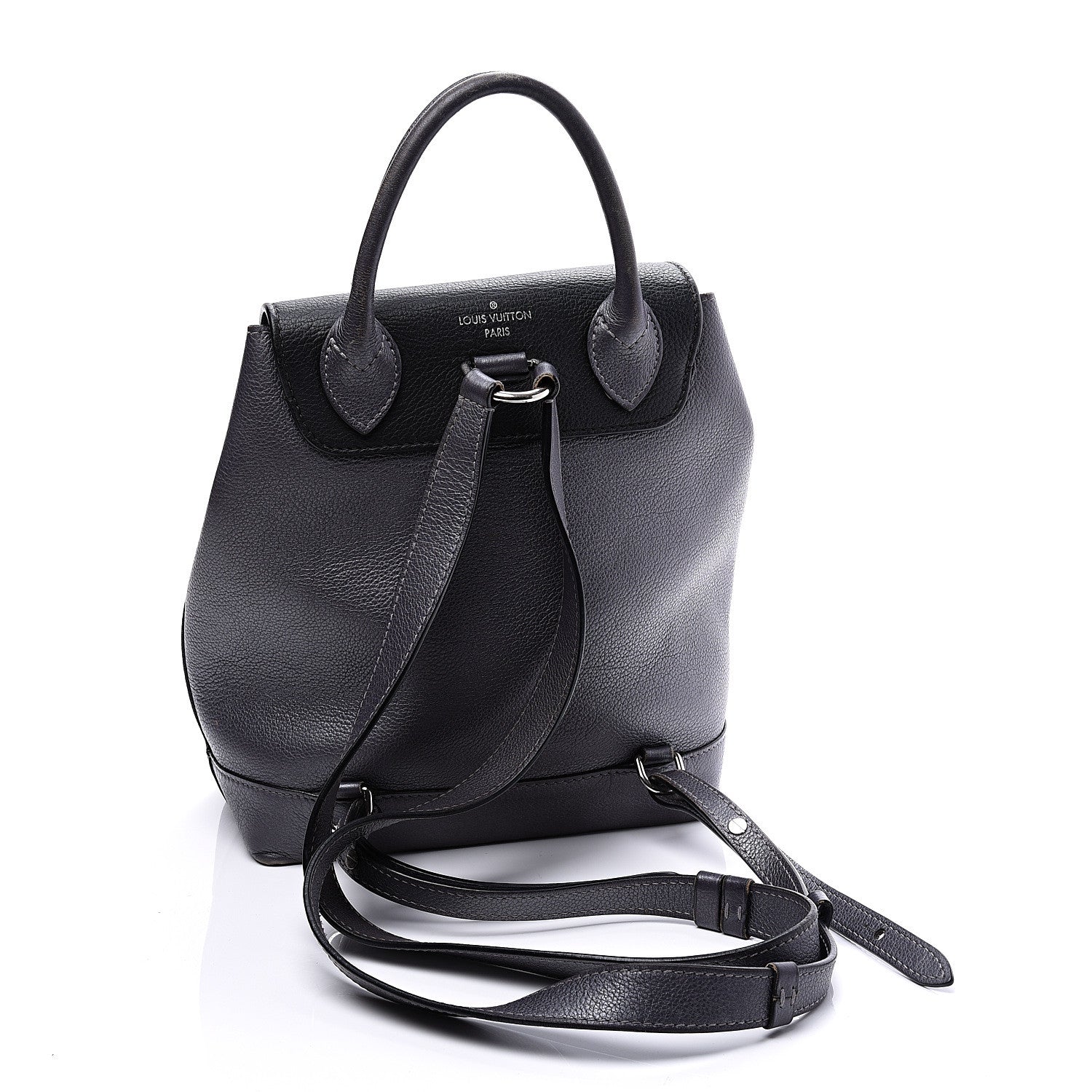 Louis Vuitton Calfskin Eyelet Lockme Backpack Black 2 of 16