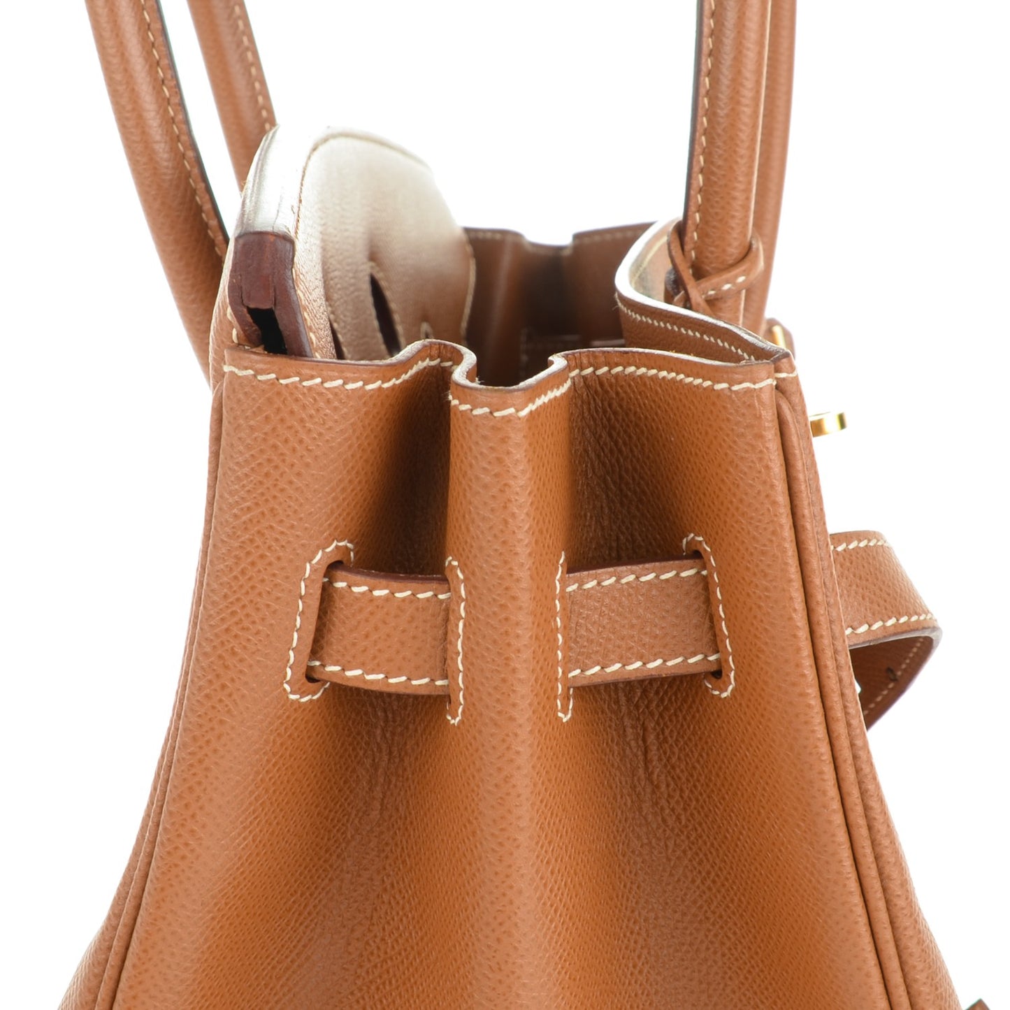Epsom Birkin 35 Gold