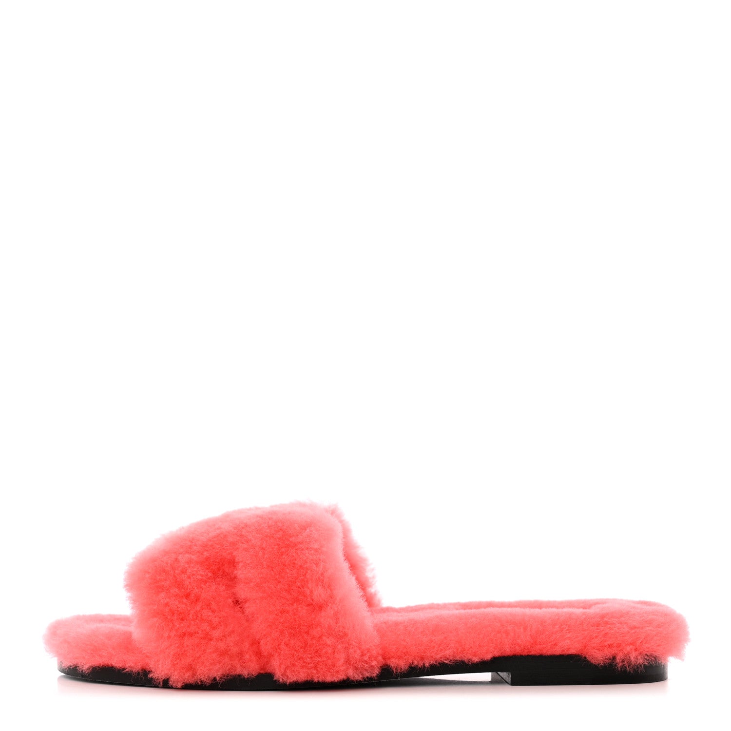 Hermes Woolskin Oran Sandals 39.5 Rose Du Desert 1 of 16