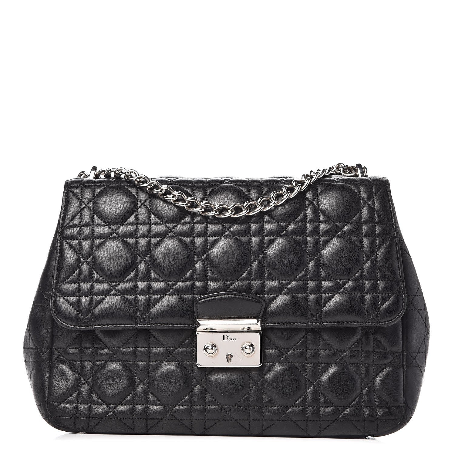 Christian Dior Lambskin Cannage Small Miss Dior Flap Black 1 of 11
