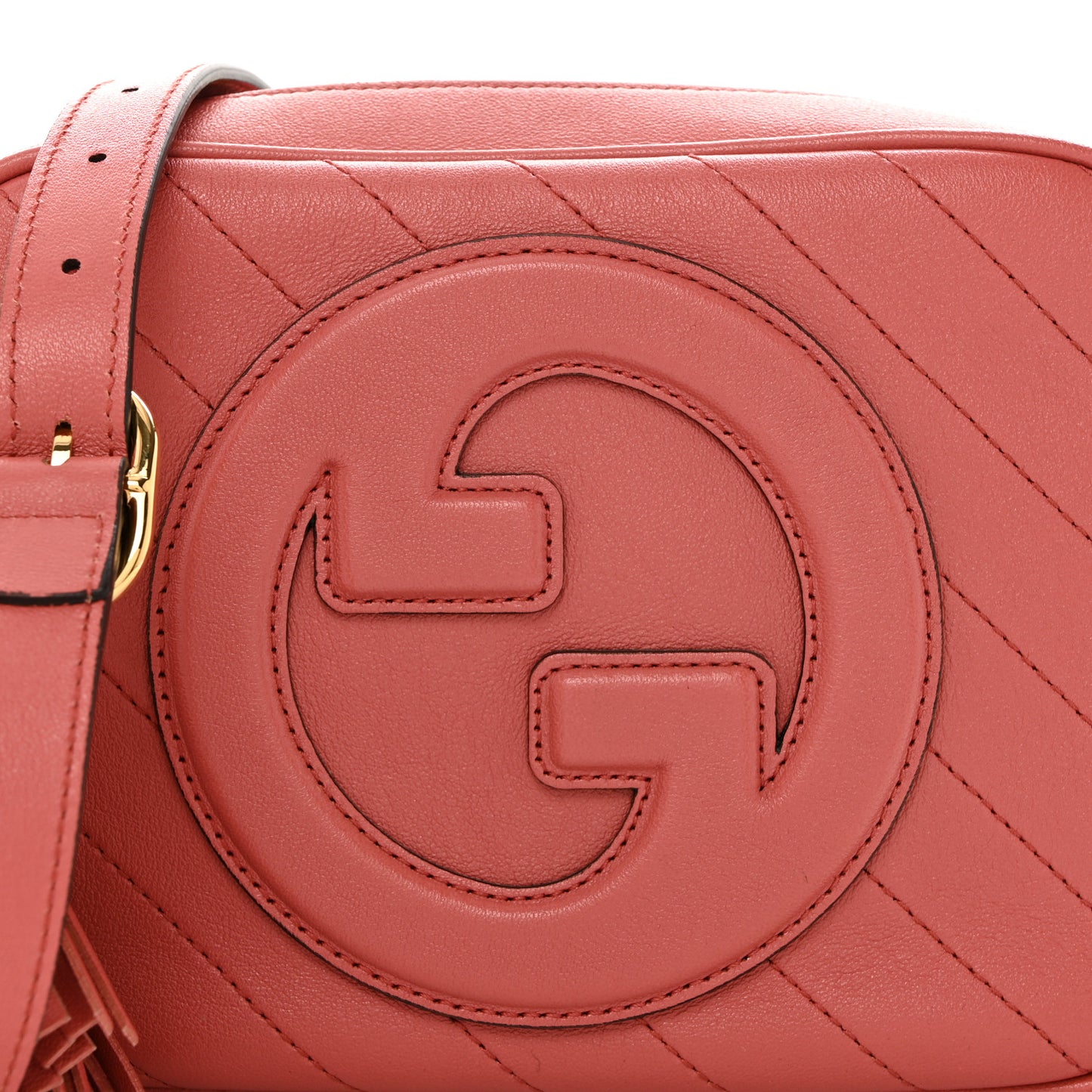 Sakai Be Green Calfskin Diagonal Stitched Small Blondie Shoulder Bag Gorgeus Grace