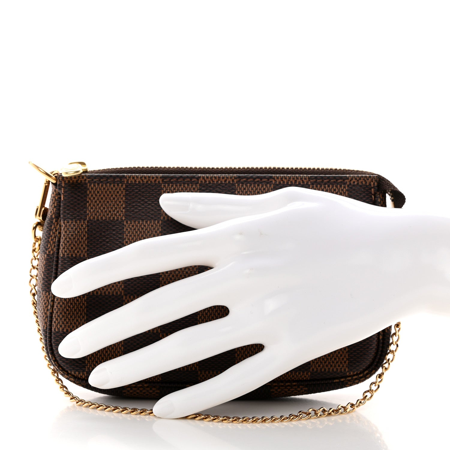 Louis Vuitton Damier Ebene Mini Pochette Accessories 2 of 7