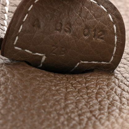 Hermes Taurillon Clemence Evelyne III PM Etoupe 7 of 9