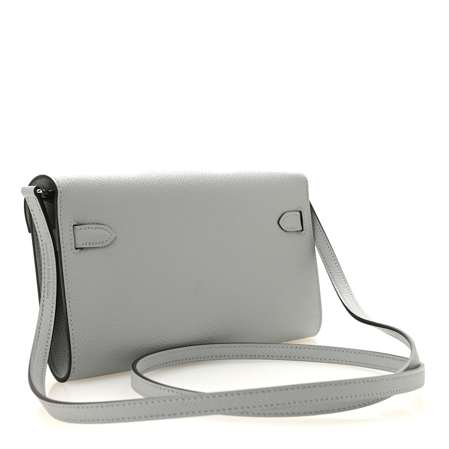 Epsom Kelly Wallet To Go Gris Pantin