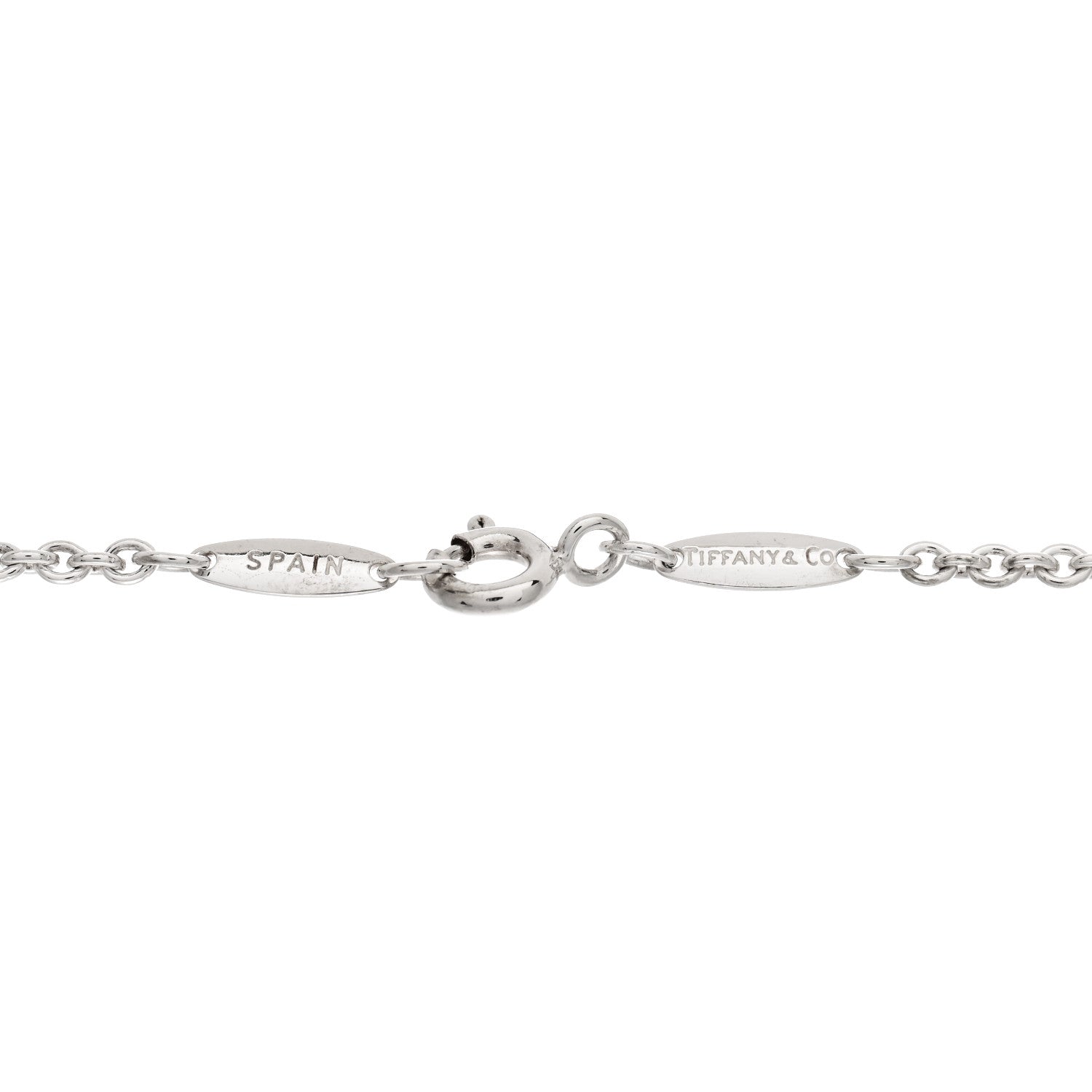 Tiffany Sterling Silver Elsa Peretti Open Heart Charm Bracelet 3 of 6