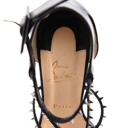 Christian Louboutin Kid Choca Spikes 100 Sandals 40 Black 8 of 10