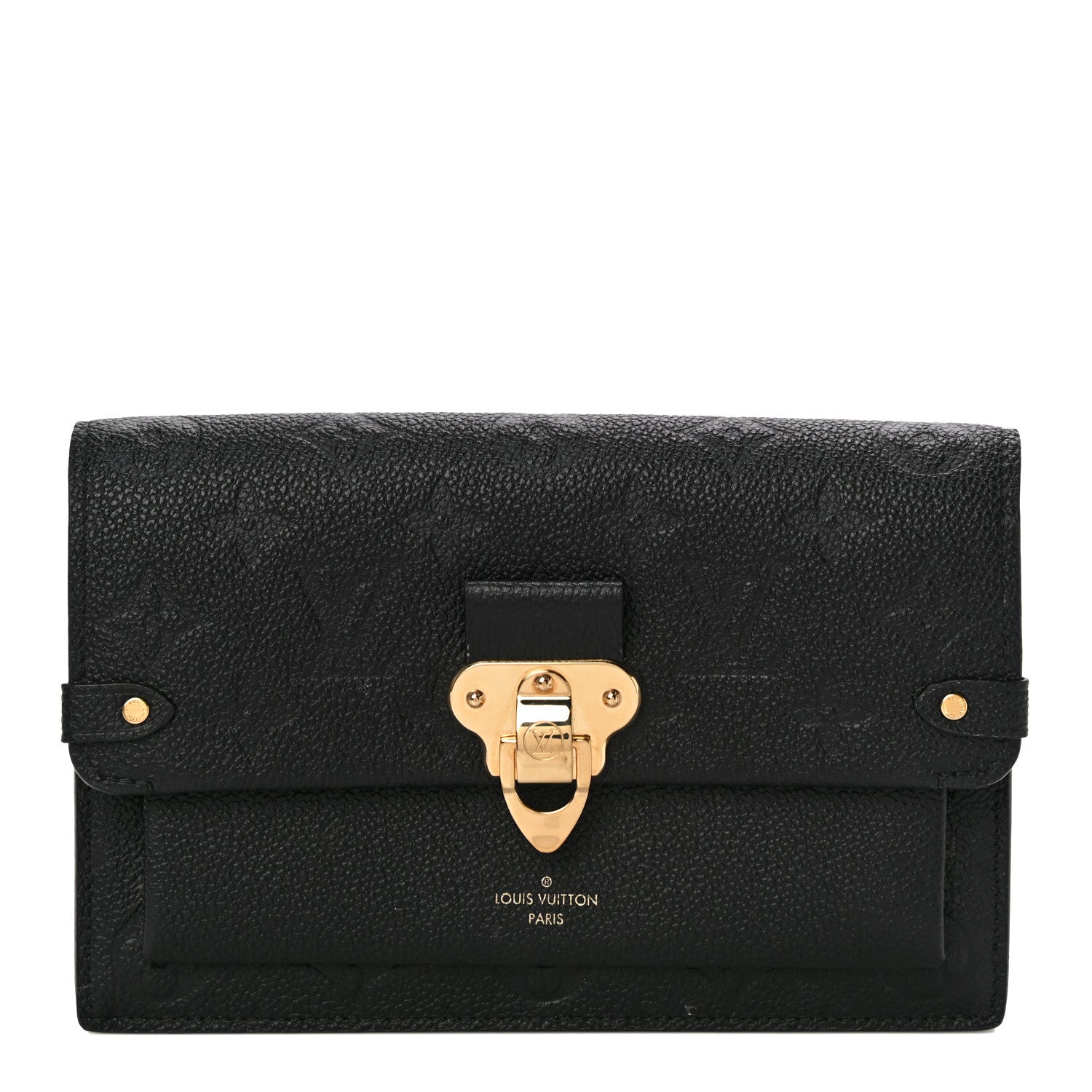 Louis Vuitton Empreinte Vavin Chain Wallet Black 1 of 11