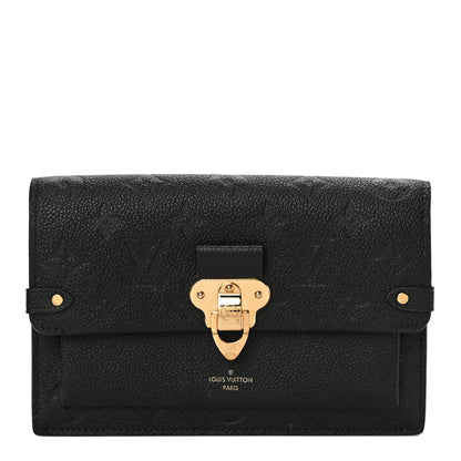 Louis Vuitton Empreinte Vavin Chain Wallet Black 1 of 11