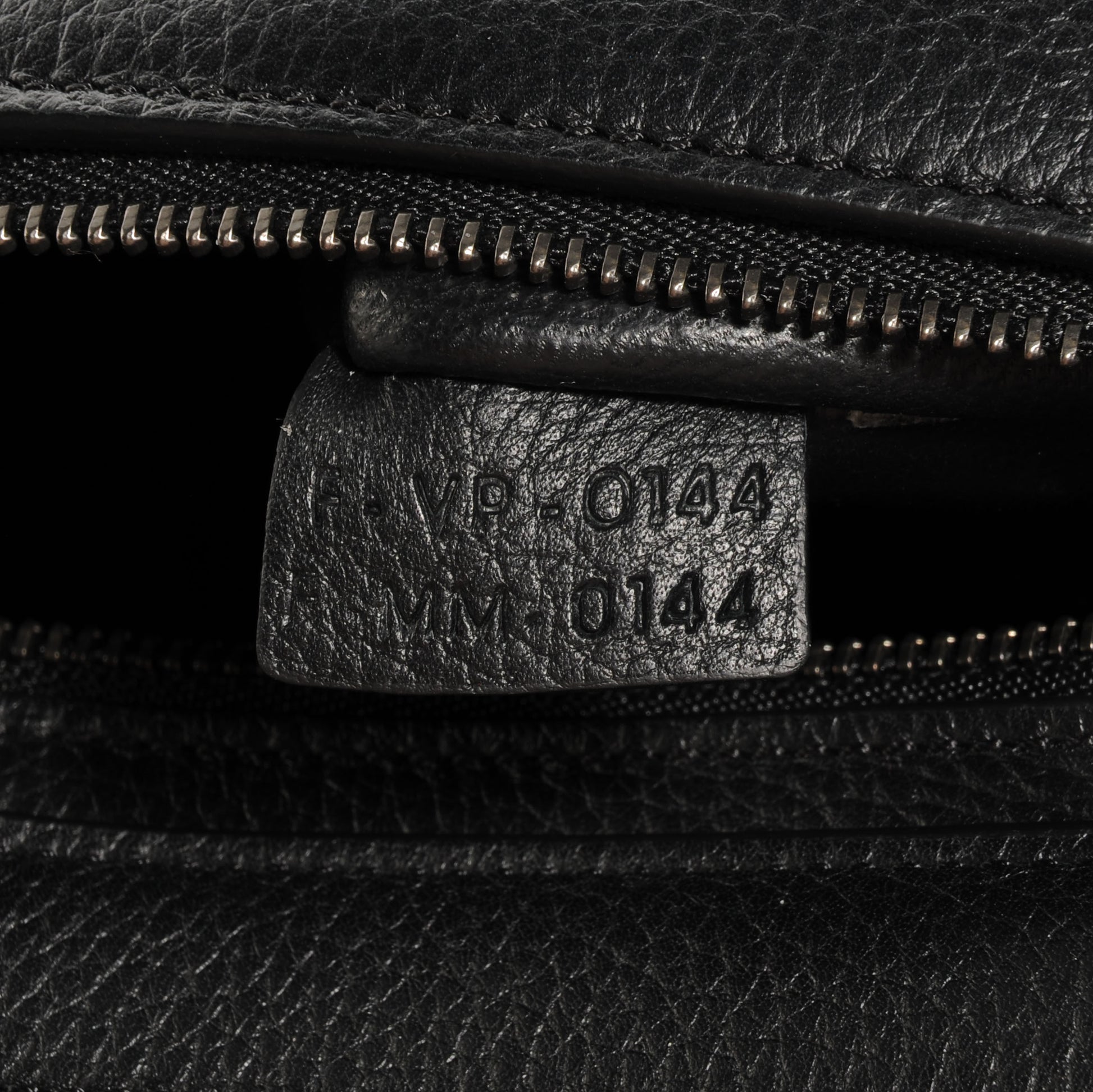 Celine Drummed Leather and Suede Small Trapeze Black 7 of 8