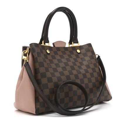 Louis Vuitton Damier Ebene Cuir Taurillon Brittany Magnolia 3 of 10