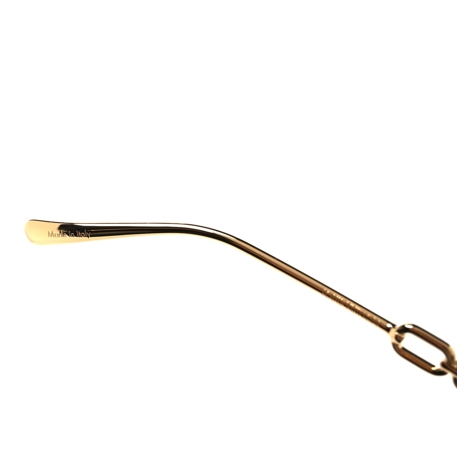 Louis Vuitton Metal My LV Chain Pilot Sunglasses Z1539E Gold