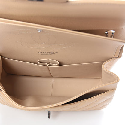 Chanel Caviar Quilted Jumbo Double Flap Beige Clair 5 of 10