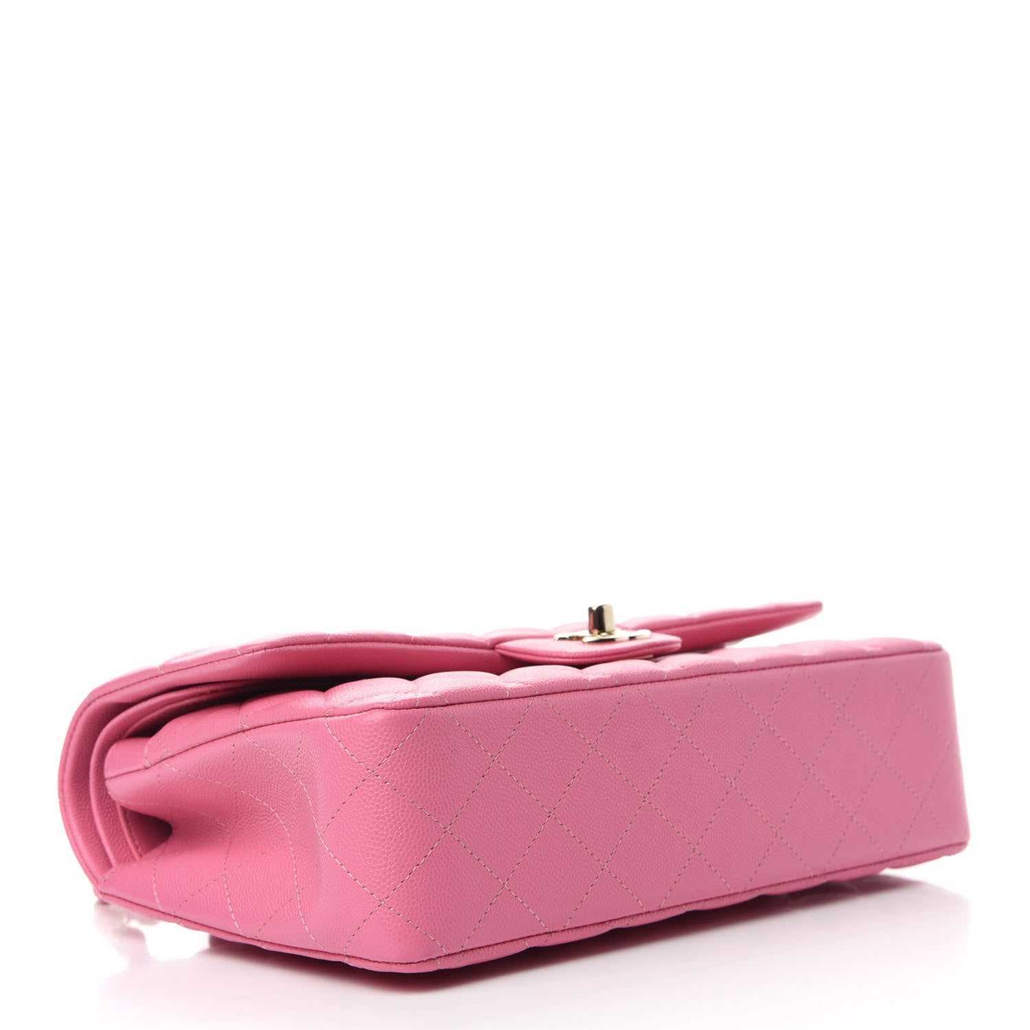 Chanel Caviar Quilted Medium Double Flap Pink 4 of 10