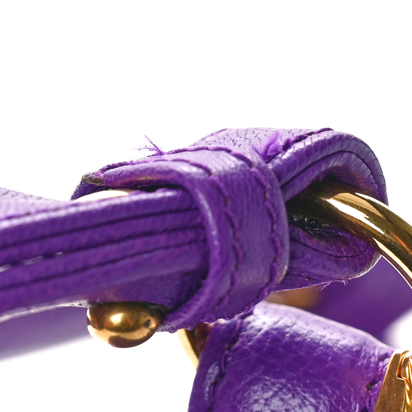 Goatskin Small Aphrodite Shoulder Bag Shine Purple