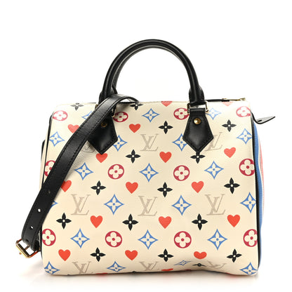 Louis Vuitton Game On Speedy Bandouliere 25 White 1 of 11