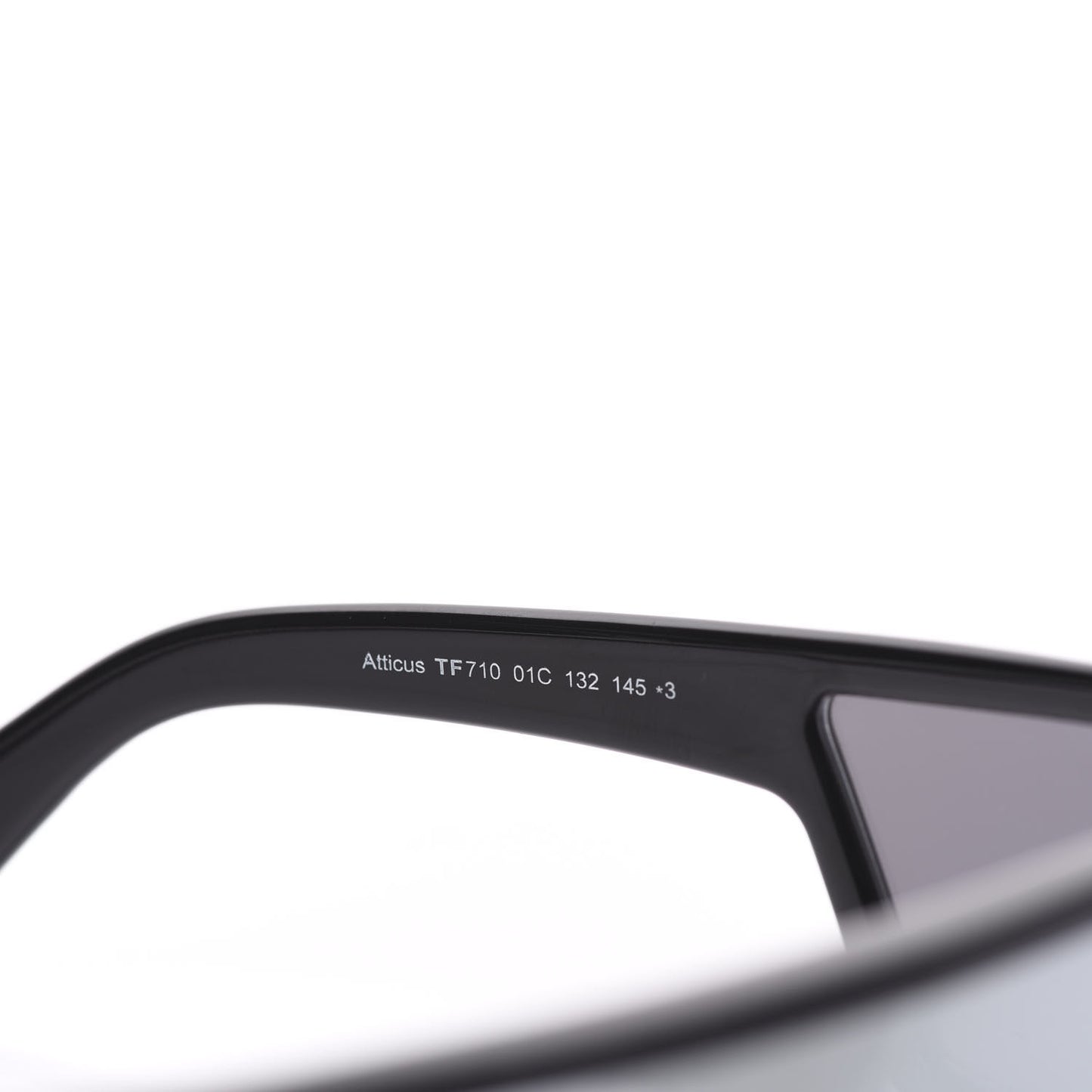 Square Atticus Sunglasses TF710 Black Smoke