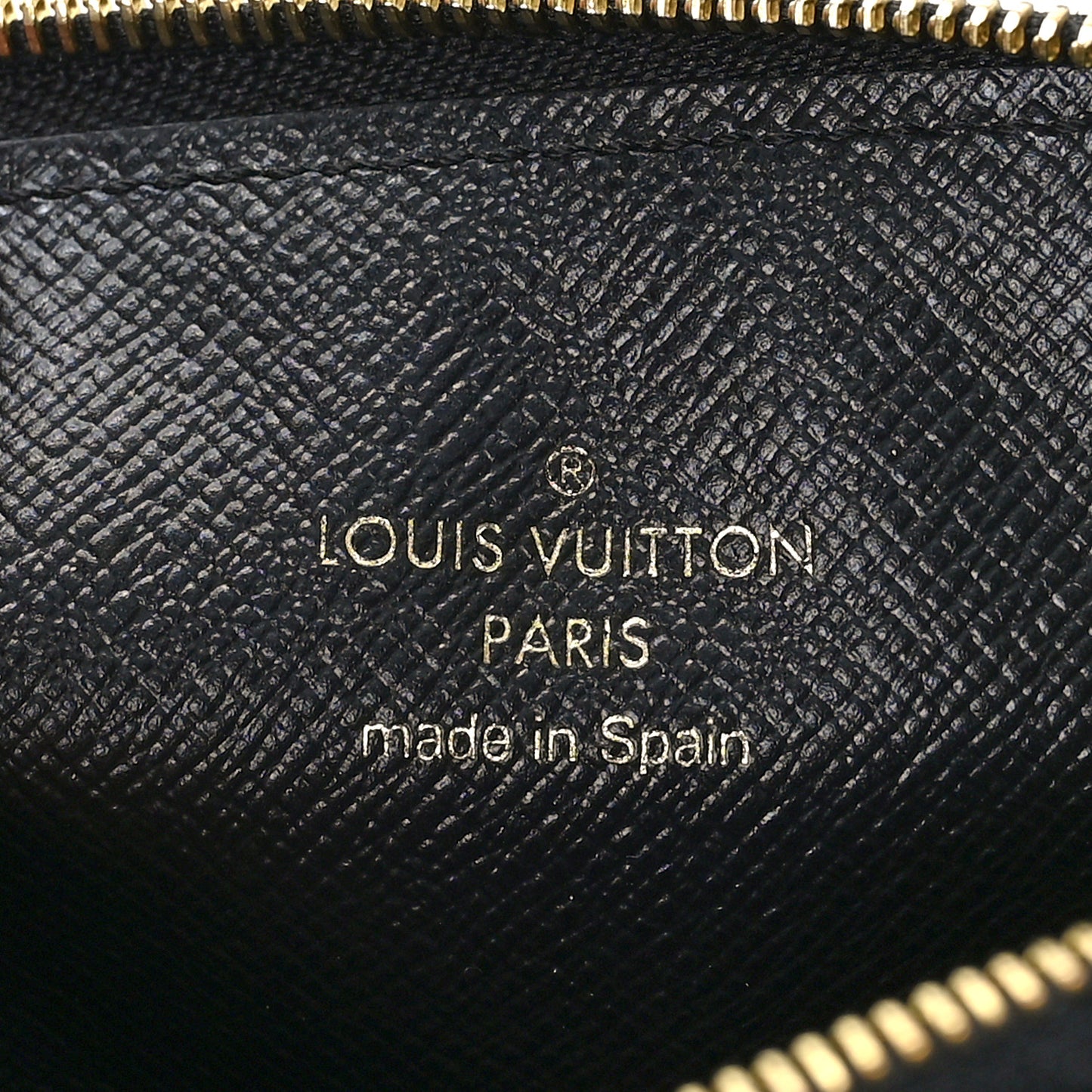 Monogram Slim Purse Black