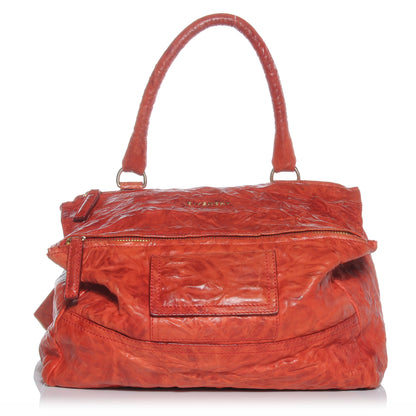 Givenchy Tumbled Sheepskin Medium Pandora Bag Red 1 of 7