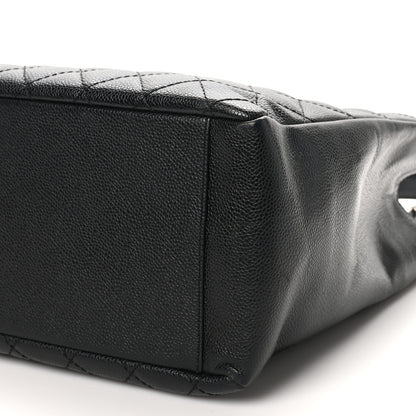 Chanel Caviar Quilted Grand Shopping Tote GST Black 10 of 10