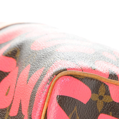Louis Vuitton Graffiti Keepall 45 Fuchsia 13 of 16