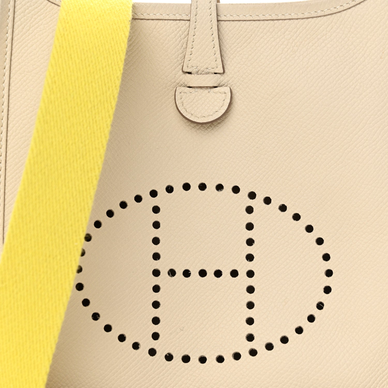 Hermes Epsom Amazone Evelyne TPM Craie Lime 8 of 13