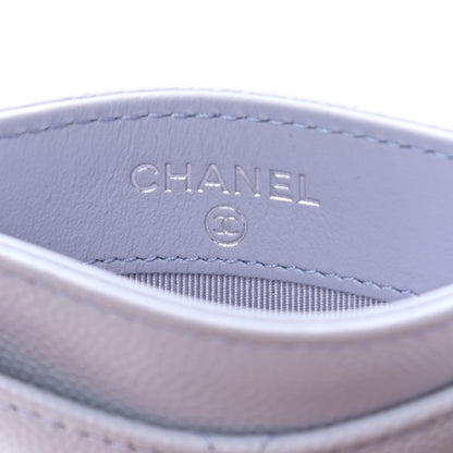 Chanel Caviar Quilted Card Holder Light Purple 6 of 8