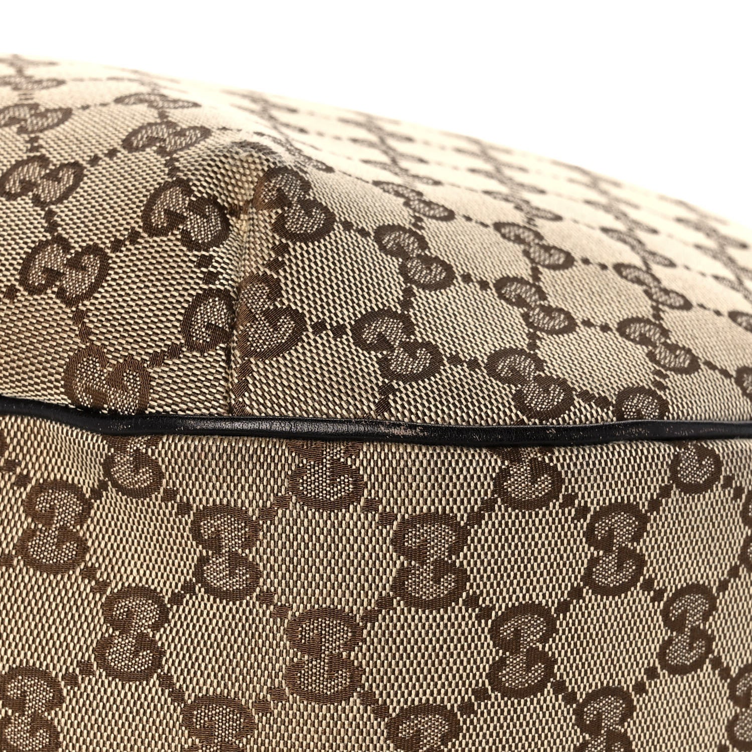 Gucci Monogram Large New Ladies Web Hobo Dark Brown 11 of 16
