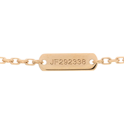 Van Cleef & Arpels 18K Yellow Gold Guilloche Vintage Alhambra Pendant Necklace 4 of 6