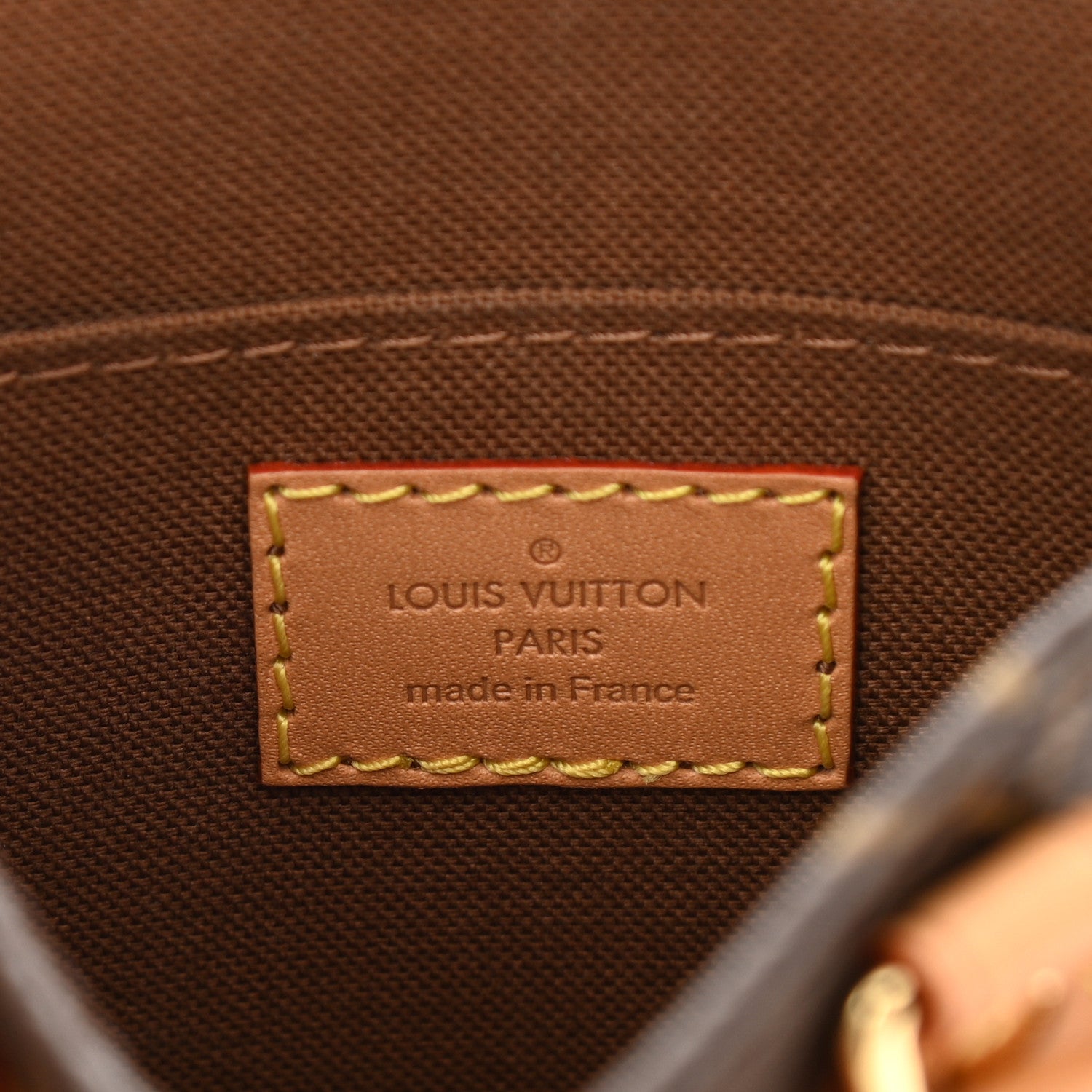 Louis Vuitton Monogram Petit Sac Plat 6 of 9