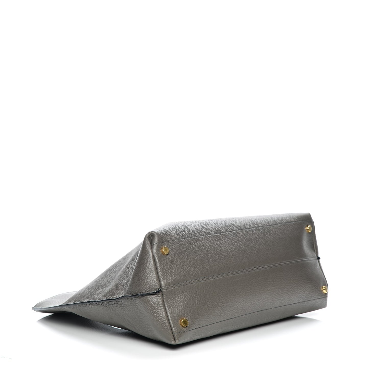 Grained Calfskin Alix Padlock Zip Tote Graphite