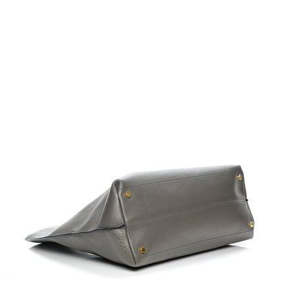 Tom Ford Grained Calfskin Alix Padlock Zip Tote Graphite 4 of 6