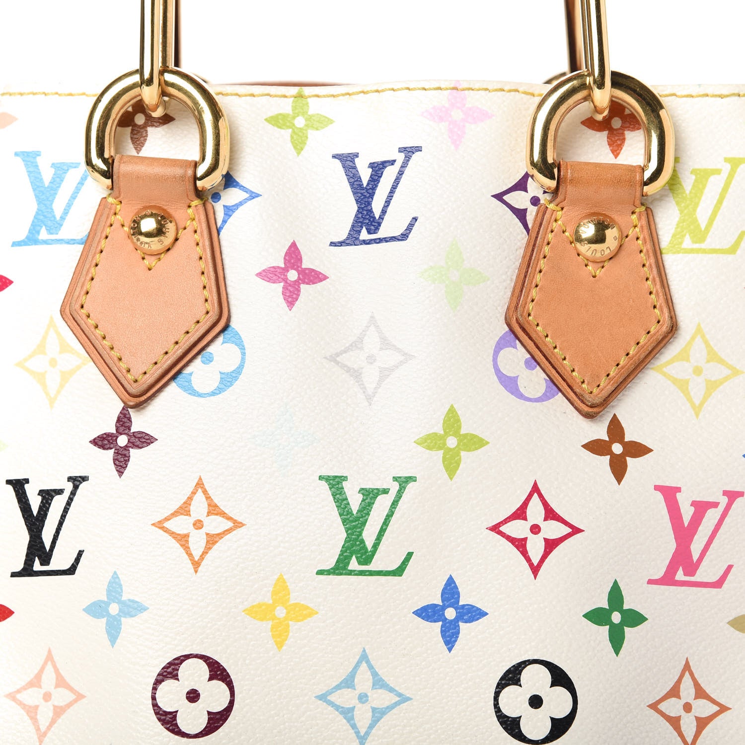 Louis Vuitton Monogram Multicolor Audra White 10 of 10