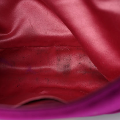Gucci Velvet Matelasse Medium GG Marmont Shoulder Bag Fuchsia Violet Cyclamen 12 of 25