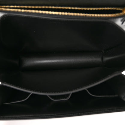 Celine Box Calfskin Medium Classic Box Flap Bag Black 5 of 10