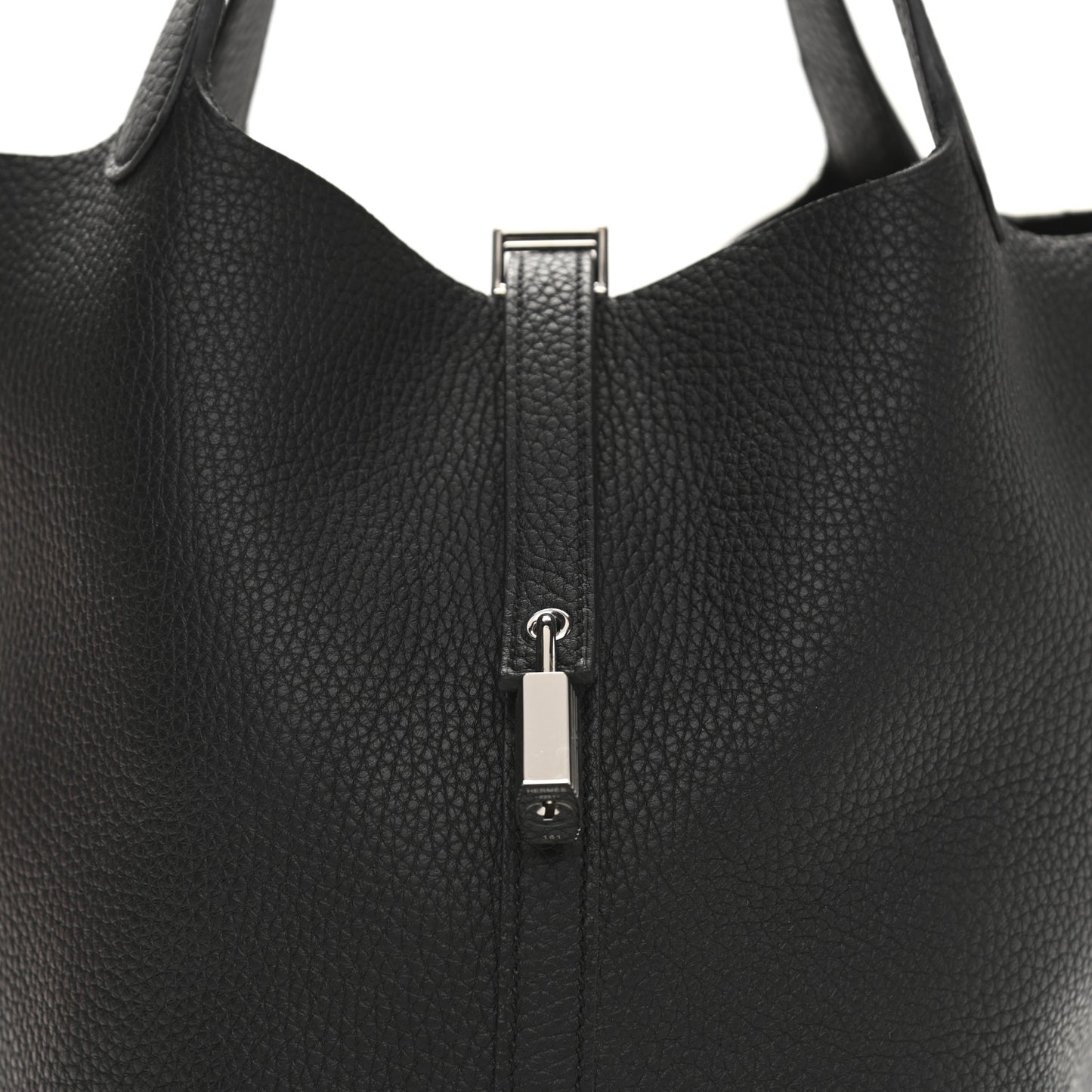 Taurillon Clemence Picotin Lock 22 MM Black