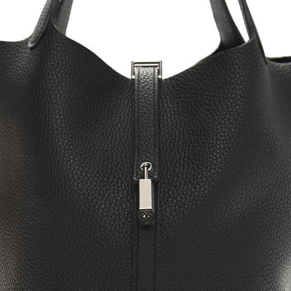 Hermes Taurillon Clemence Picotin Lock 22 MM Black 8 of 11