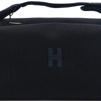 Hermes Canvas Large Bride-A-Brac Pouch Bleu Nuit 5 of 10