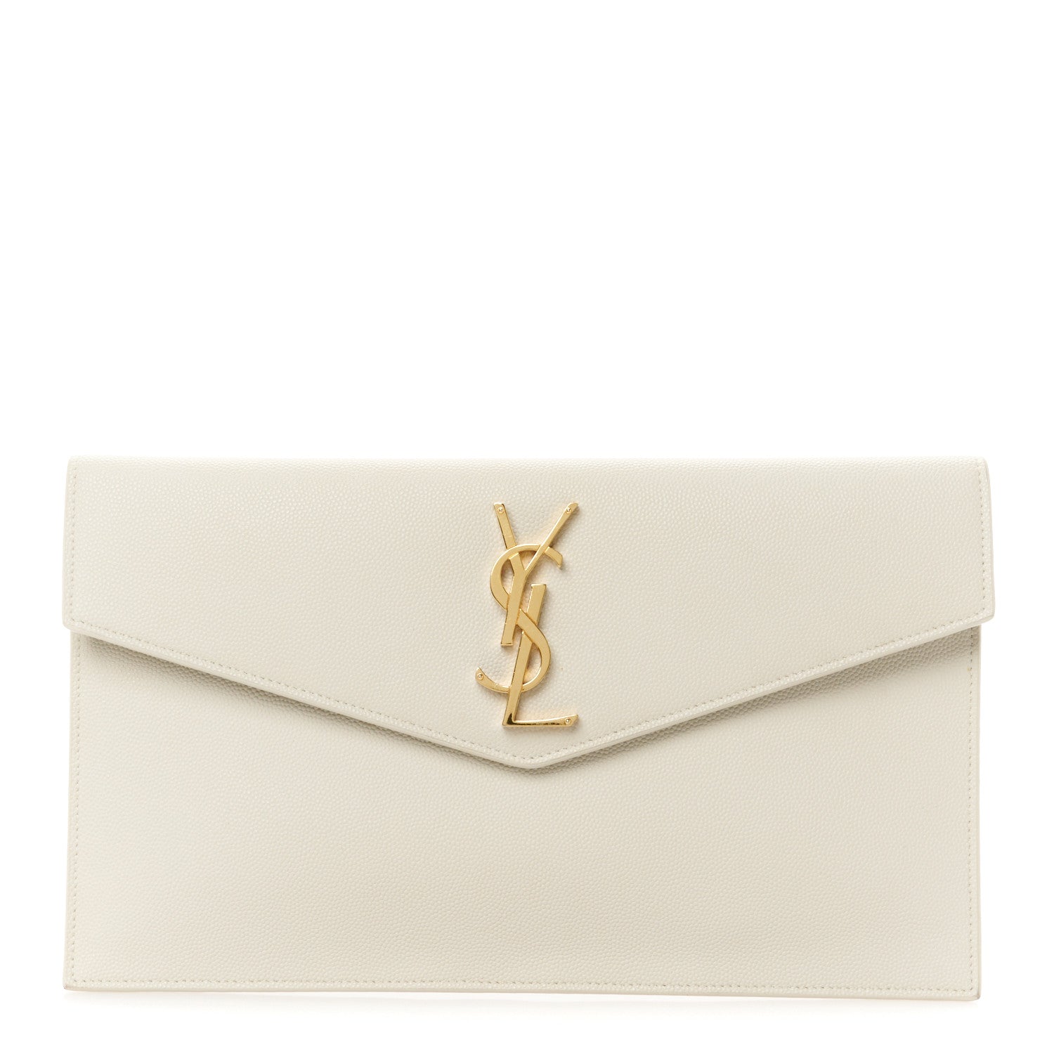 Saint Laurent Grain De Poudre Uptown Pouch Crema Soft 1 of 8