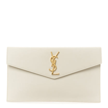 Saint Laurent Grain De Poudre Uptown Pouch Crema Soft 1 of 8