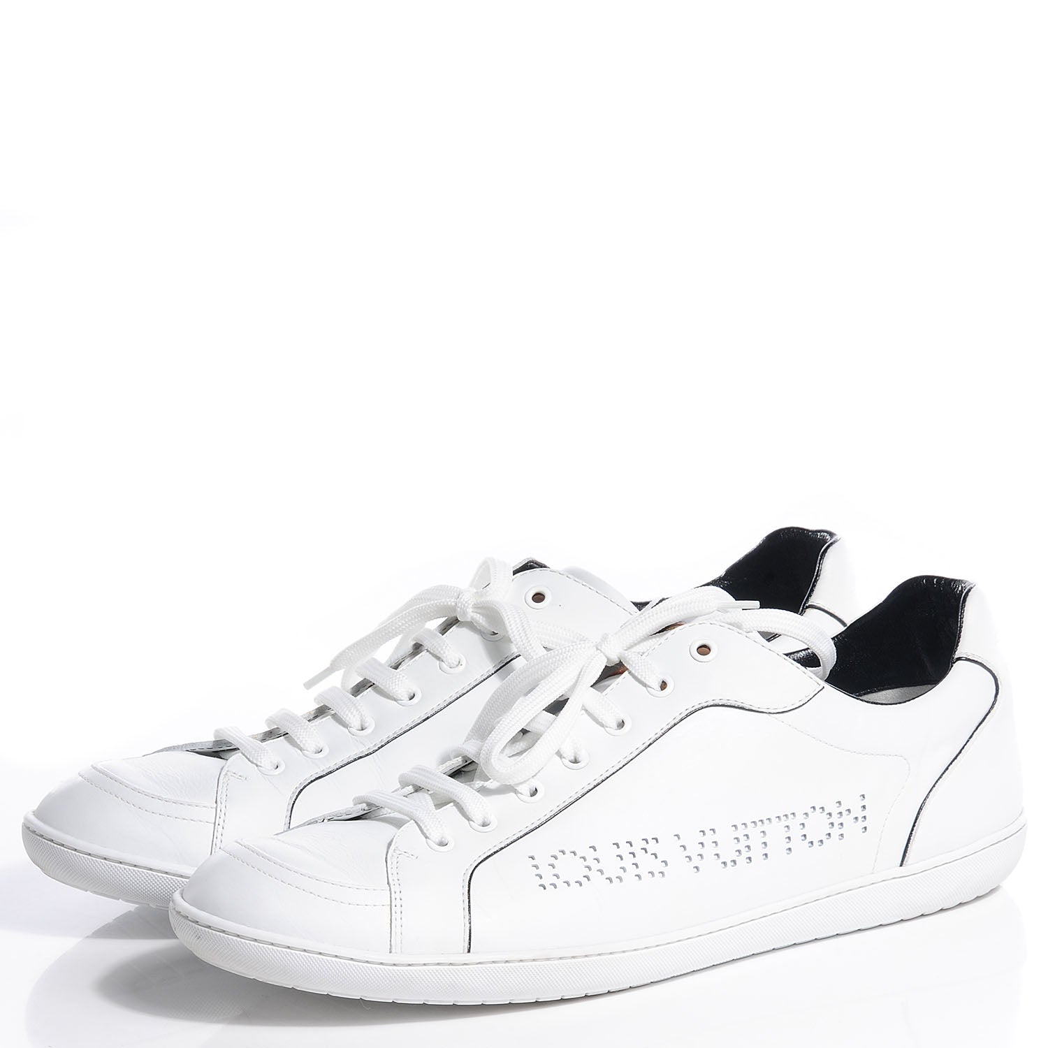 Louis Vuitton Calfskin Victoire Sneakers 10 White 3 of 5