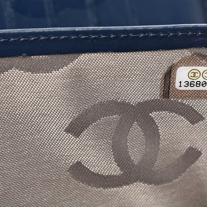 Chanel Calfskin Cambon Zip Around Organizer Wallet Navy 7 of 17
