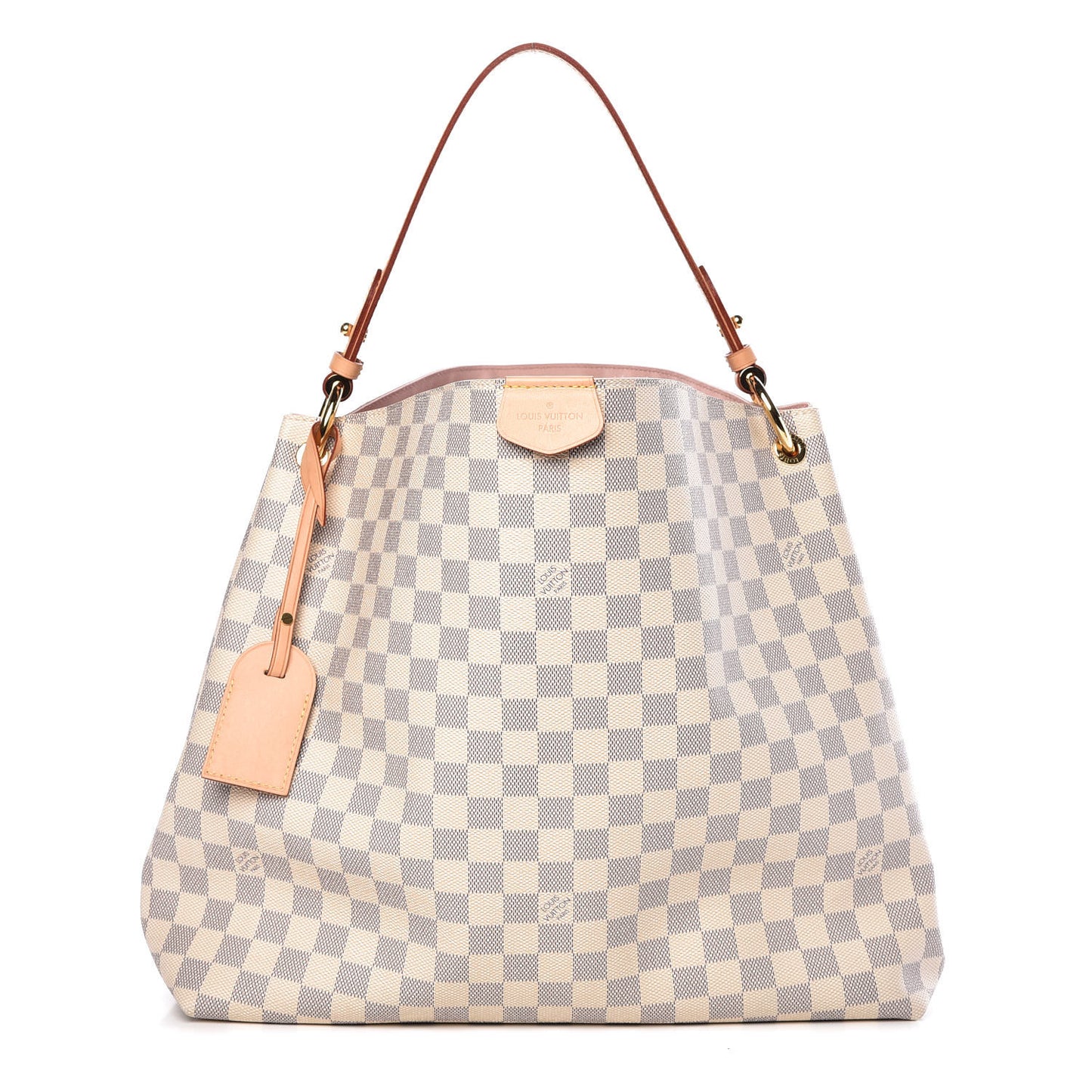 Damier Azur Graceful MM Rose Ballerine
