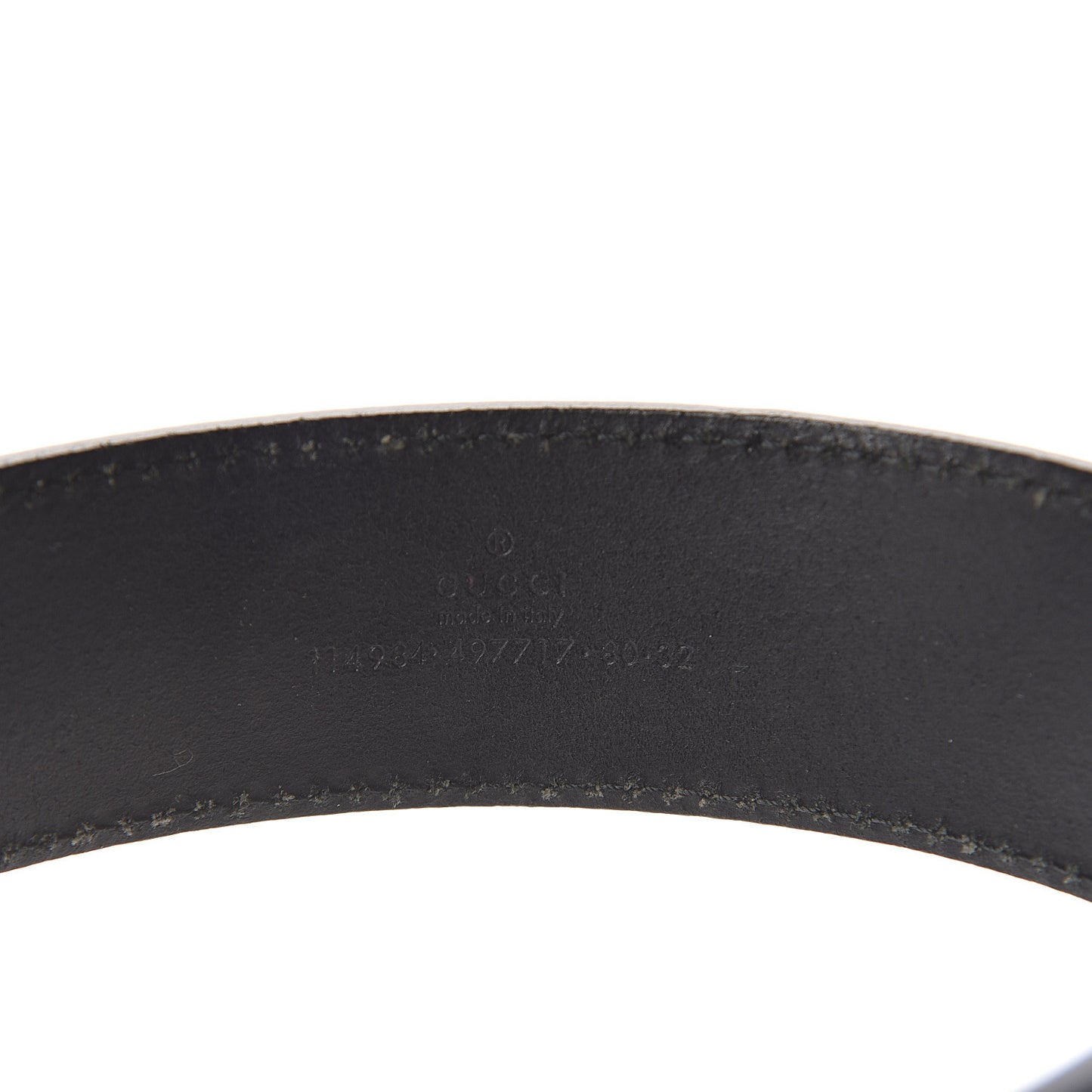 Calfskin Interlocking G Belt 80 32 Black